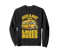 Just A Boy Who Loves Buses Sweatshirt