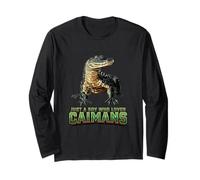 Just A Boy Who Loves Caiman Long Sleeve T-Shirt