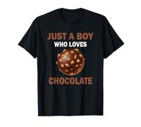Just A Boy Who Loves Candy Chocolate Boys T-Shirt