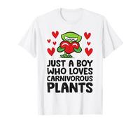 Just A Boy Who Loves Carnivorous Plants Venus Flytrap T-Shirt