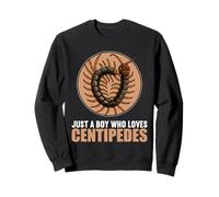 Just a Boy who loves Centipedes Giant Centipede Sweatshirt