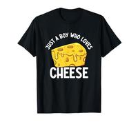 Just A Boy Who Loves Cheese - Cheese Boy Turophile T-Shirt