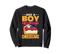 Just A Boy Who Loves Cheesecake Sweet Dessert Sweatshirt
