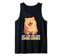 Just a Boy who Loves Chow Chows Dogs Dog Chow Chow Tank Top