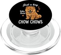 Just A Boy Who Loves Chow Chows PopSockets PopGrip for MagSafe