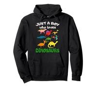 Just A Boy Who Loves Dinosaurs Shirt & Kids Dinosaur Lovers Pullover Hoodie