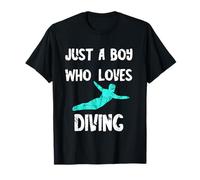Just A Boy Who Loves Diving Board Platform Springboard Diver T-Shirt