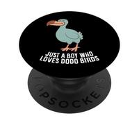 Just a Boy Who Loves Dodo Birds PopSockets Adhesive PopGrip