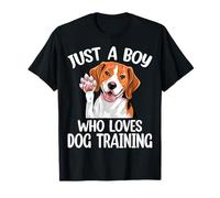 Just A Boy Who Loves Dog Training T-Shirt