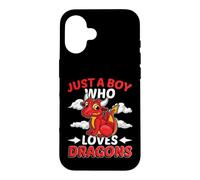 Just a Boy Who Loves Dragons Case for iPhone 16