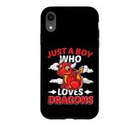Just a Boy Who Loves Dragons Case for iPhone XR