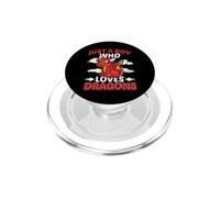 Just a Boy Who Loves Dragons PopSockets PopGrip for MagSafe