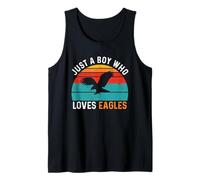 Just a Boy Who Loves Eagles Tank Top