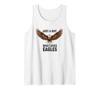Just A Boy Who Loves Eagles Tank Top