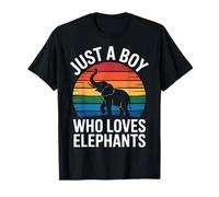 Just A Boy Who Loves Elephants Conservation Support T-Shirt