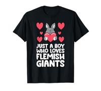 Just A Boy Who Loves Flemish Giants T-Shirt