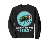 Just a Boy who loves Flies Fly Sweatshirt