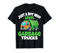 Just a Boy Who Loves Garbage Trucks Recycling Men T-Shirt