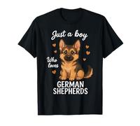 Just A Boy Who Loves German Shepherds T-Shirt
