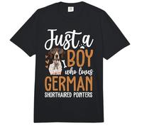 Just A Boy Who Loves German Shorthaired Pointers Comfort Colors Adult Heavyweight T-Shirt