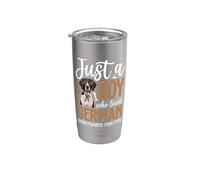 Just A Boy Who Loves German Shorthaired Pointers Stainless Steel Insulated Tumbler