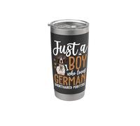 Just A Boy Who Loves German Shorthaired Pointers Stainless Steel Insulated Tumbler