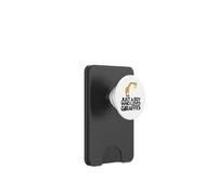 Just A Boy Who Loves Giraffes Funny Giraffe PopSockets PopWallet for MagSafe