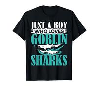 Just A Boy Who Loves Goblin Sharks Marine Biologist T-Shirt