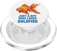 Just A Boy Who Loves Goldfish PopSockets PopGrip for MagSafe