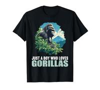 Just a Boy who loves Gorillas. Gorillas Gorilla T-Shirt