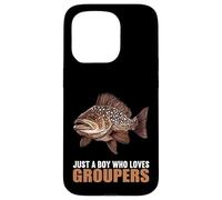 Just a Boy who loves Groupers. Groupers Grouper Case for iPhone 15 Pro
