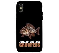 Just a Boy who loves Groupers. Groupers Grouper Case for iPhone X/XS