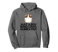 Just A Boy Who Loves Guinea Pigs Funny Guinea Pig Pullover Hoodie
