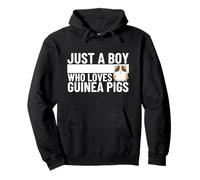 Just A Boy Who Loves Guinea Pigs Funny Guinea Pig Pullover Hoodie