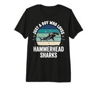 Just A Boy Who Loves Hammerhead Sharks Premium T-Shirt