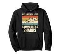 Just A Boy Who Loves Hammerhead Sharks Pullover Hoodie