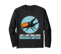 Just a Boy who Loves Hercules Beetles Hercules Beetle Long Sleeve T-Shirt
