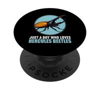 Just a Boy who loves Hercules Beetles Hercules Beetle PopSockets Adhesive PopGrip
