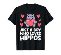 Just A Boy Who Loves Hippos T-Shirt