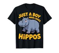 Just A Boy Who Loves Hippos T-Shirt