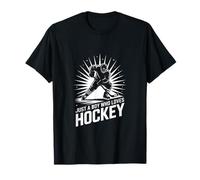 Just A Boy Who Loves Hockey Ice Hockey Fan T-Shirt