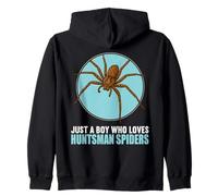 Just a Boy who loves Huntsman Spiders Huntsman Spider Zip Hoodie