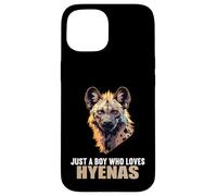 Just a Boy who loves Hyenas. Hyenas Hyena Case for iPhone 15