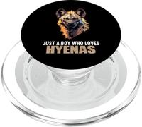 Just a Boy who loves Hyenas. Hyenas Hyena PopSockets PopGrip for MagSafe