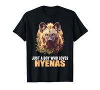Just a Boy who loves Hyenas. Hyenas Hyena T-Shirt
