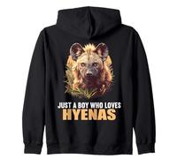 Just a Boy who loves Hyenas. Hyenas Hyena Zip Hoodie