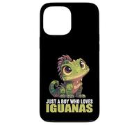 Just a Boy who loves Iguanas. guanas Iguana Case for iPhone 13 Pro Max