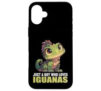 Just a Boy who loves Iguanas. guanas Iguana Case for iPhone 16 Plus