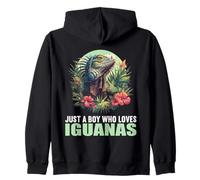 Just a Boy who loves Iguanas. guanas Iguana Zip Hoodie