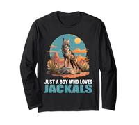 Just a Boy who Loves Jackals. Jackals Jackal Long Sleeve T-Shirt
